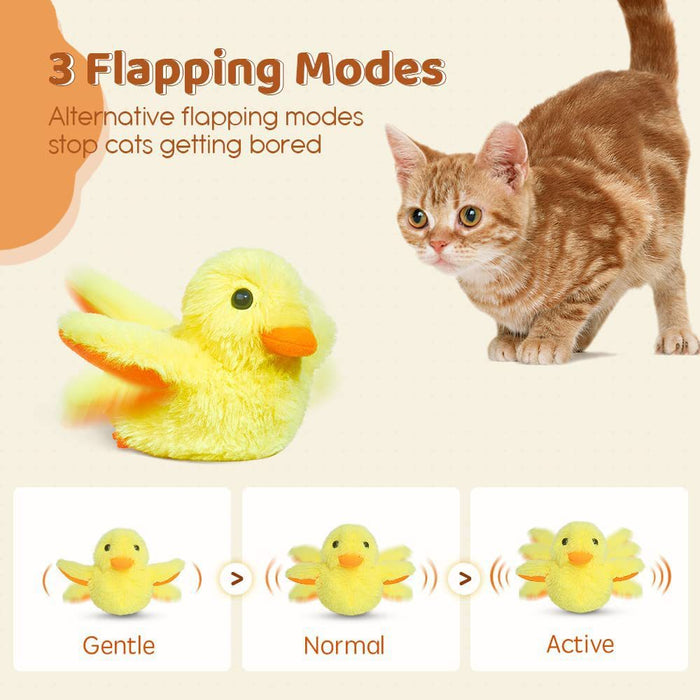 Electric Cat Toy Automatic Gravity Duck Flushing