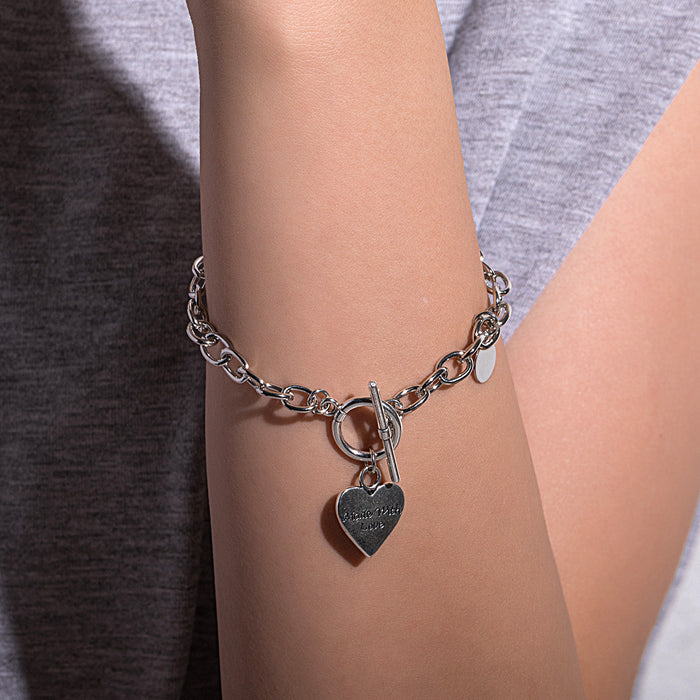 Love Bracelet Heart Shaped