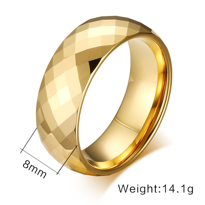 Tungsten Ring Gold Color