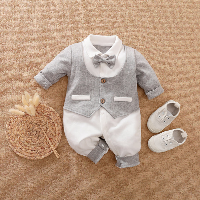 Gentleman Baby Clothes Long-Sleeved