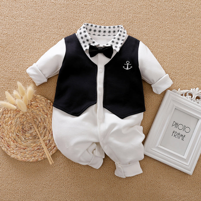 Gentleman Baby Clothes Long-Sleeved