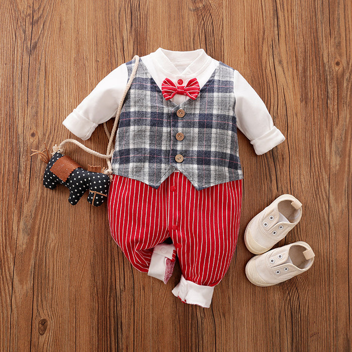 Gentleman Baby Clothes Long-Sleeved