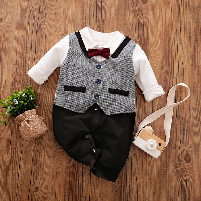 Gentleman Baby Clothes Long-Sleeved