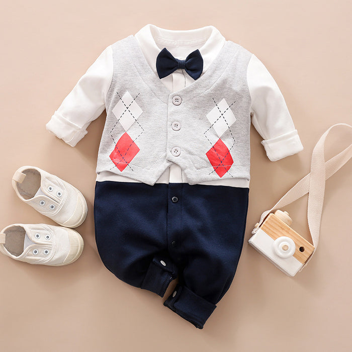 Gentleman Baby Clothes Long-Sleeved