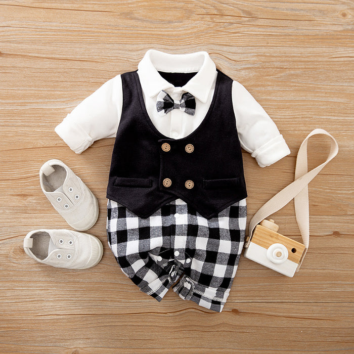 Gentleman Baby Clothes Long-Sleeved