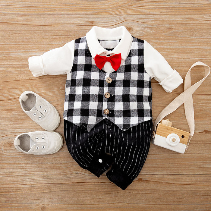 Gentleman Baby Clothes Long-Sleeved