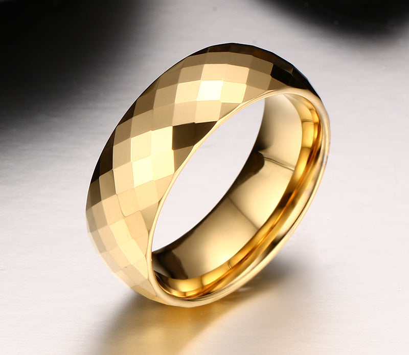 Tungsten Ring Gold Color