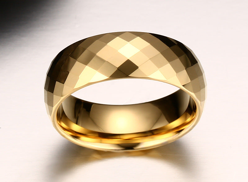 Tungsten Ring Gold Color