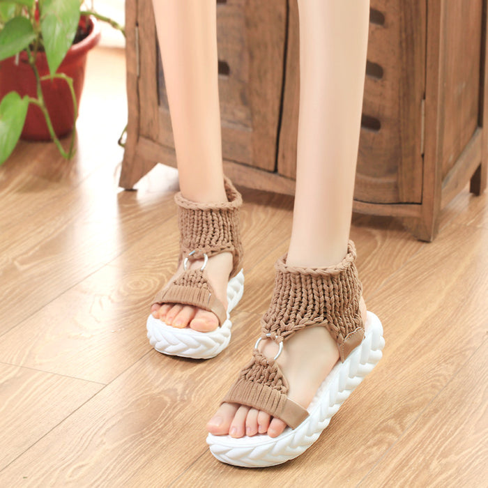 Knitted Wool Sandals