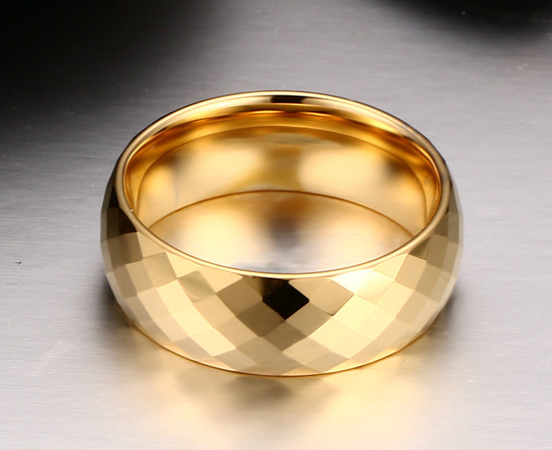 Tungsten Ring Gold Color