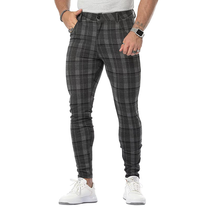 Men's Fashion Casual High Elastic Trousers