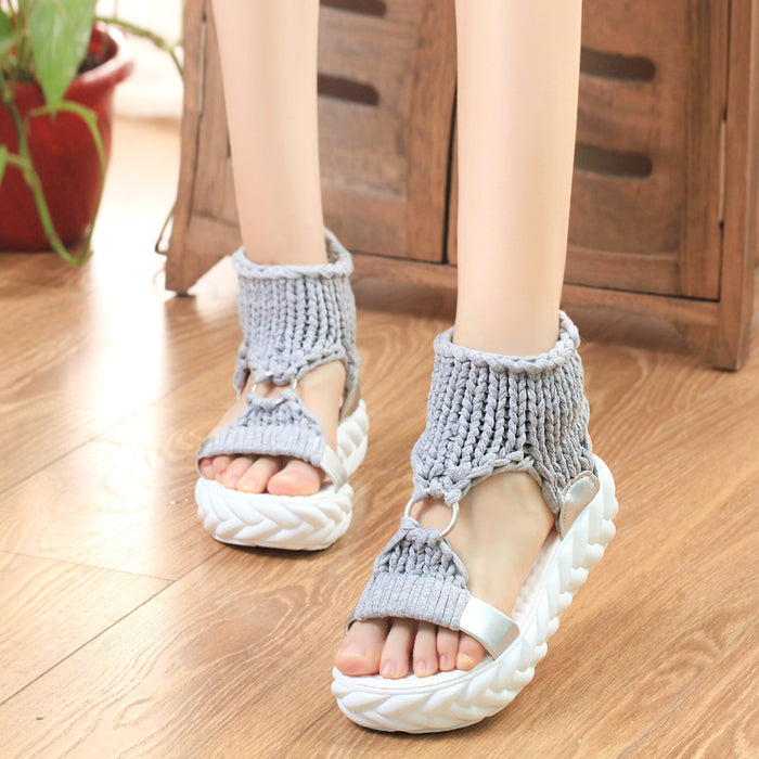 Knitted Wool Sandals