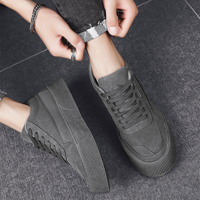 Thick-soled Lace-up Sneakers