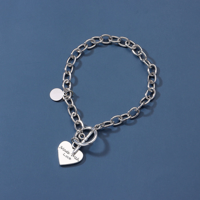 Love Bracelet Heart Shaped