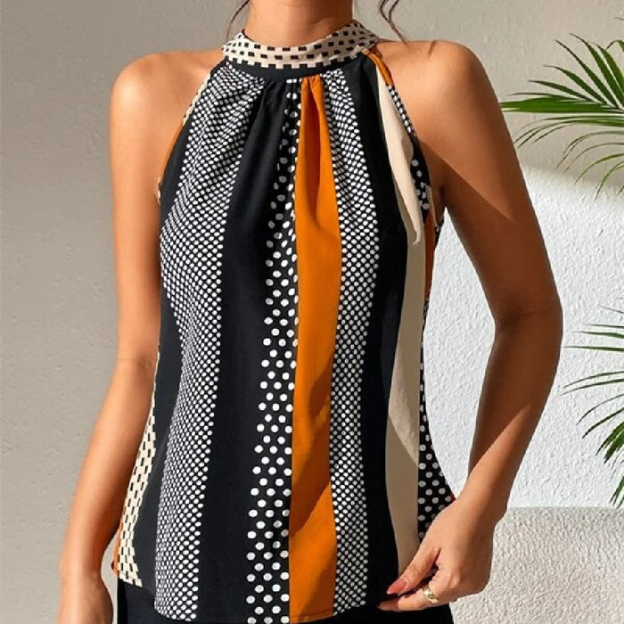 Polka Dot Color Matching Camisole