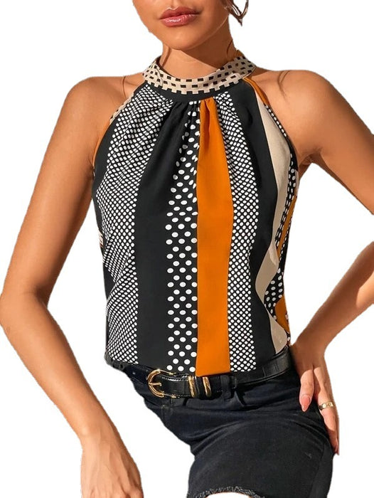 Polka Dot Color Matching Camisole