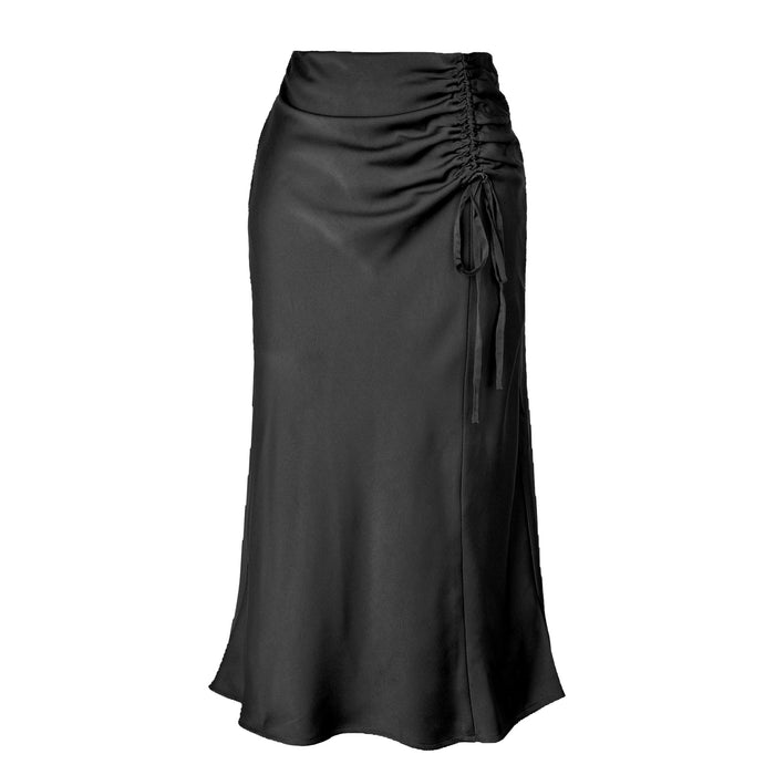 Skirt High Waist Slimming Zipper