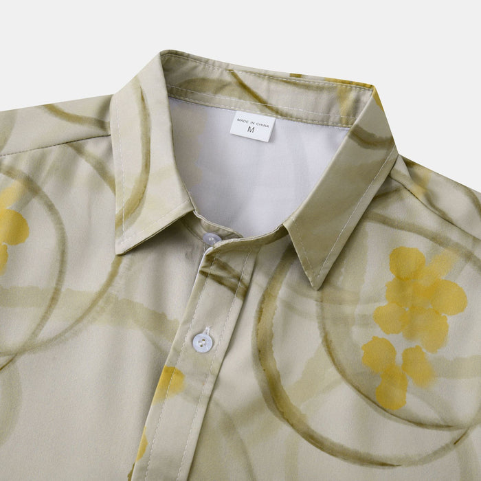 Men's Loose Printed Shirt