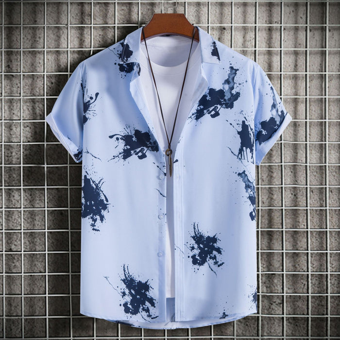 Slim-fit Printed Short Sleeve