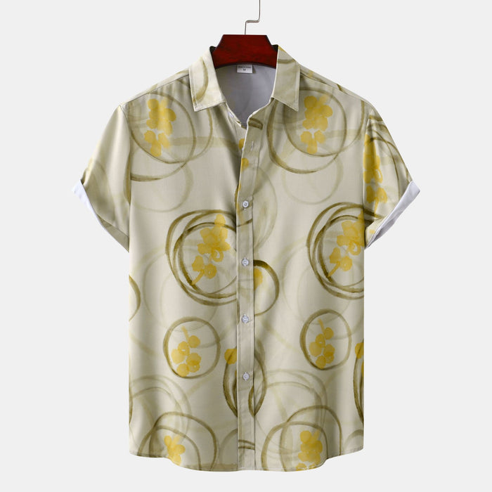 Men's Loose Printed Shirt