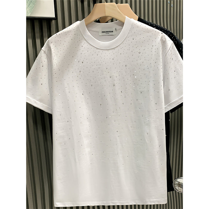 Men's T-shirt Niche Starry Hot Drilling