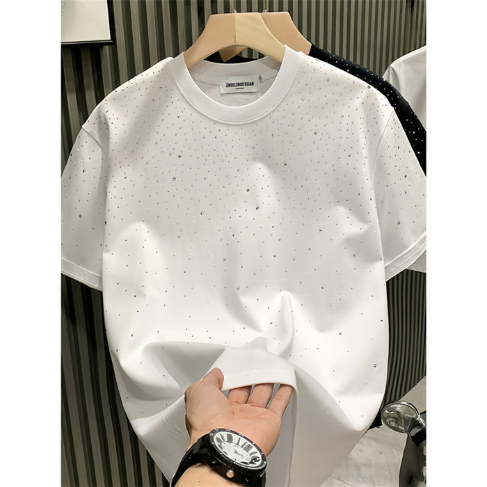 Men's T-shirt Niche Starry Hot Drilling