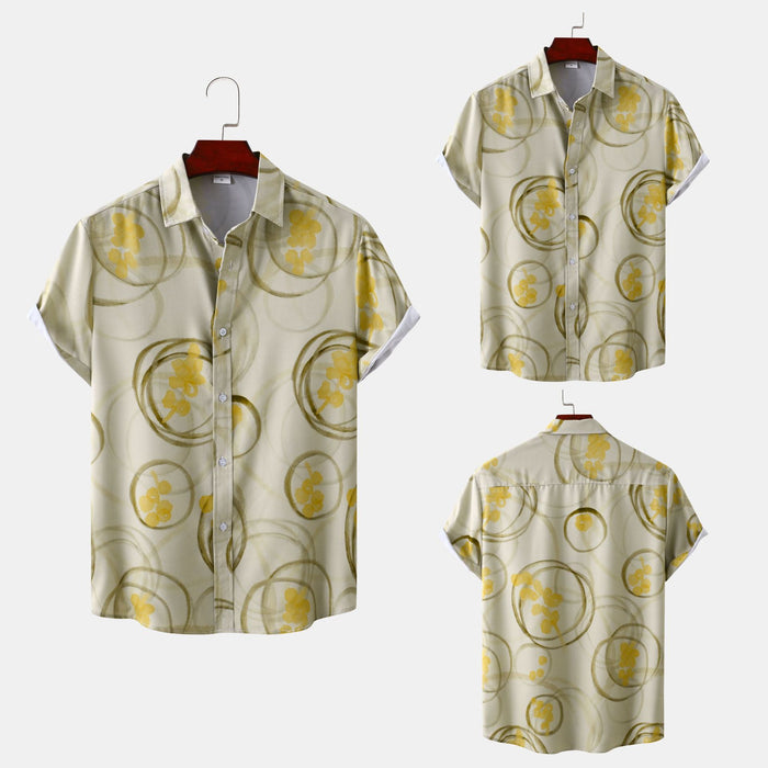 Men's Loose Printed Shirt