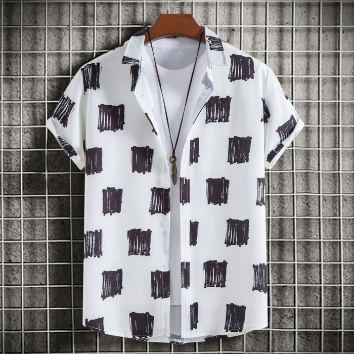 Slim-fit Printed Short Sleeve