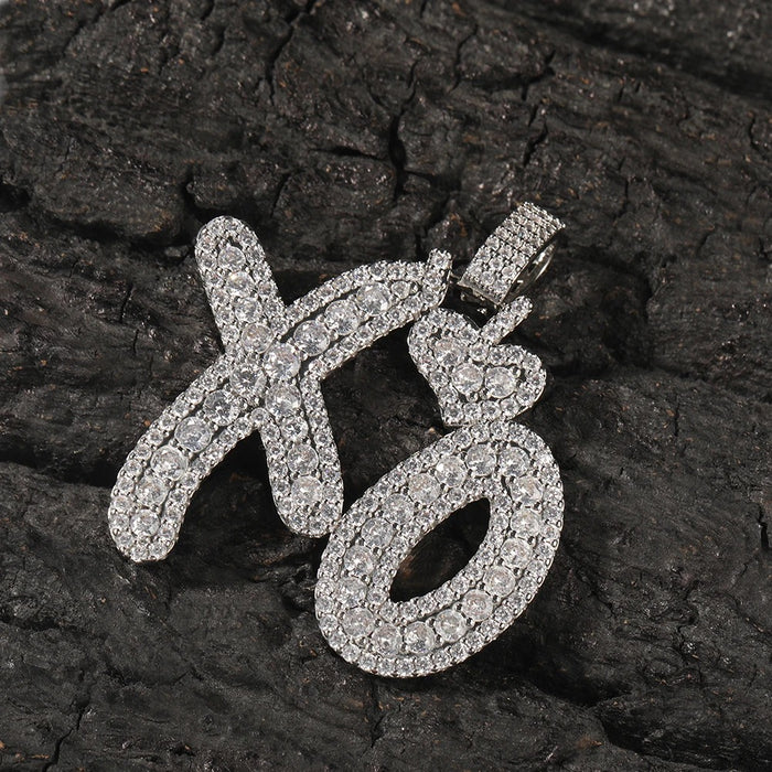 XO Iced Out Pendant