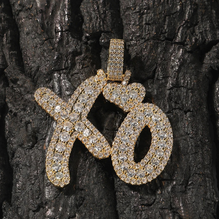 XO Iced Out Pendant