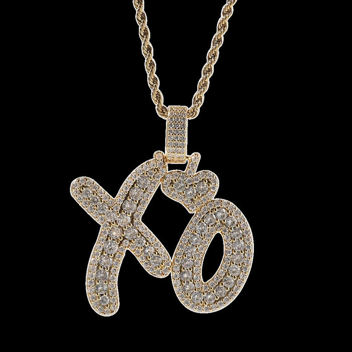 XO Iced Out Pendant