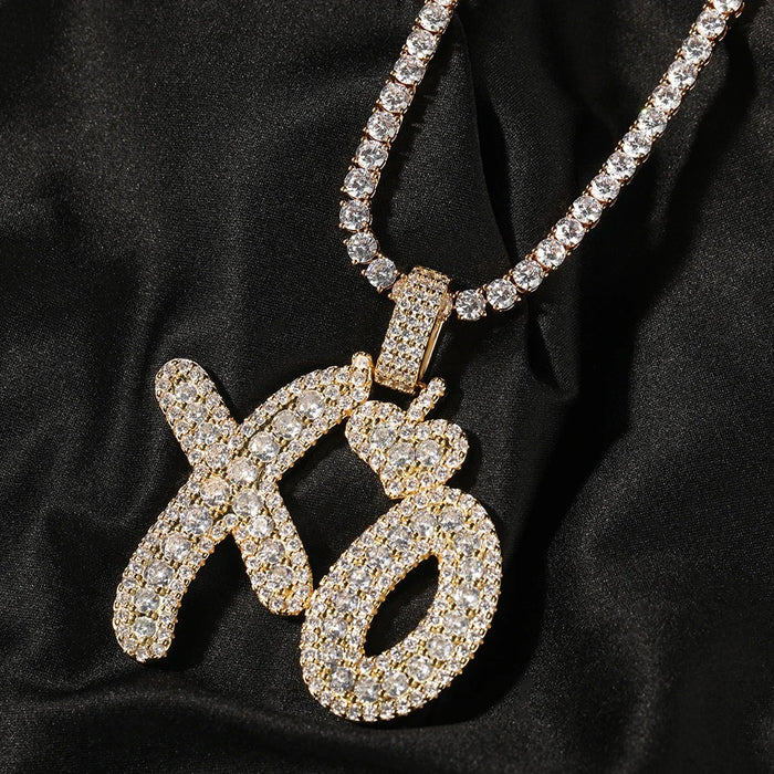 XO Iced Out Pendant