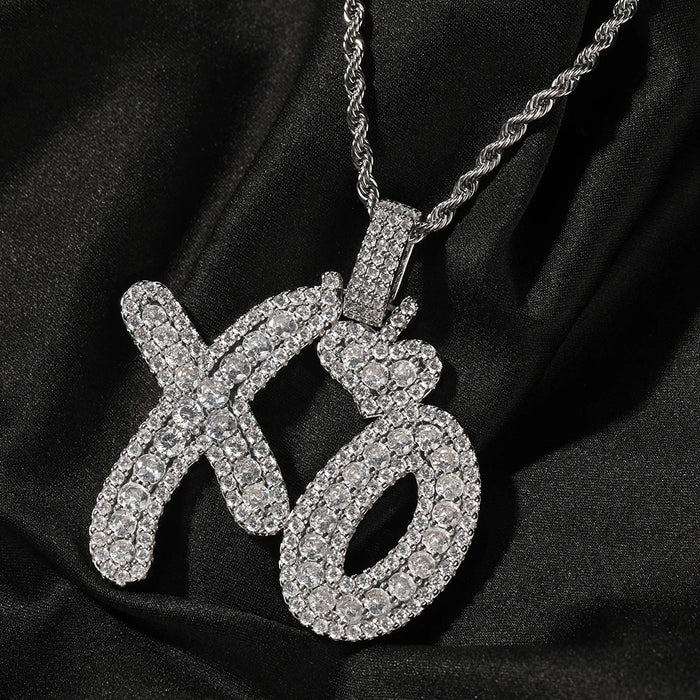 XO Iced Out Pendant