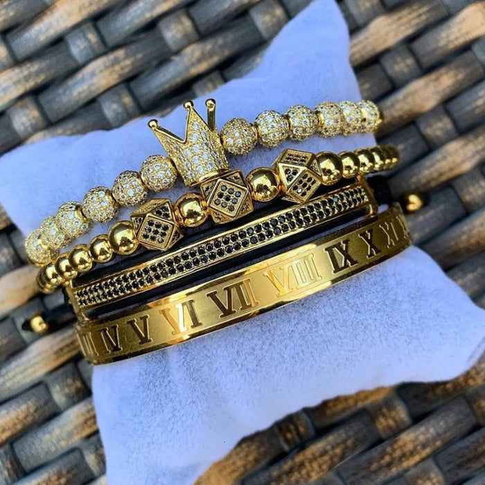 ROYALTY BRACELET SET + FREE BANGLE