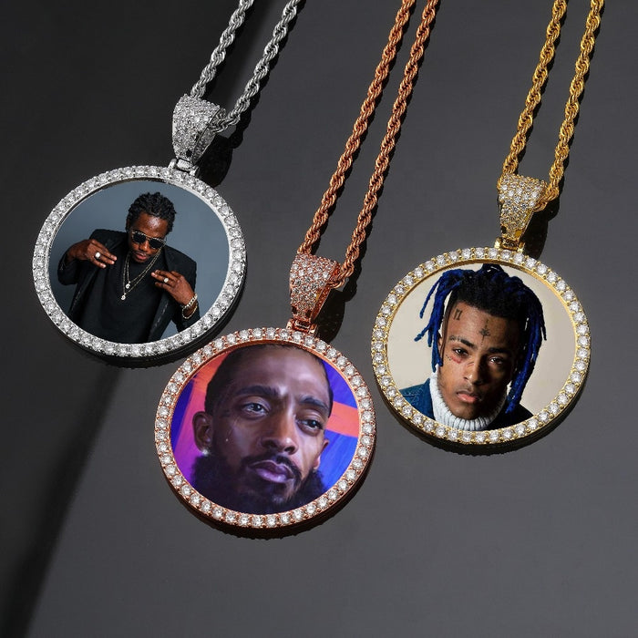 LARGE CUSTOM PHOTO PENDANT