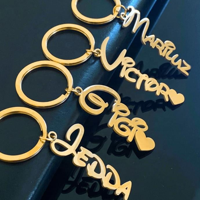 CUSTOM CURSIVE NAME KEY CHAIN