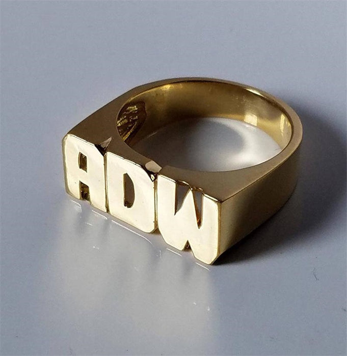 CUSTOM STYLE NAME RING