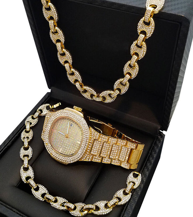 SWAG WATCH AND CHAIN COMBO