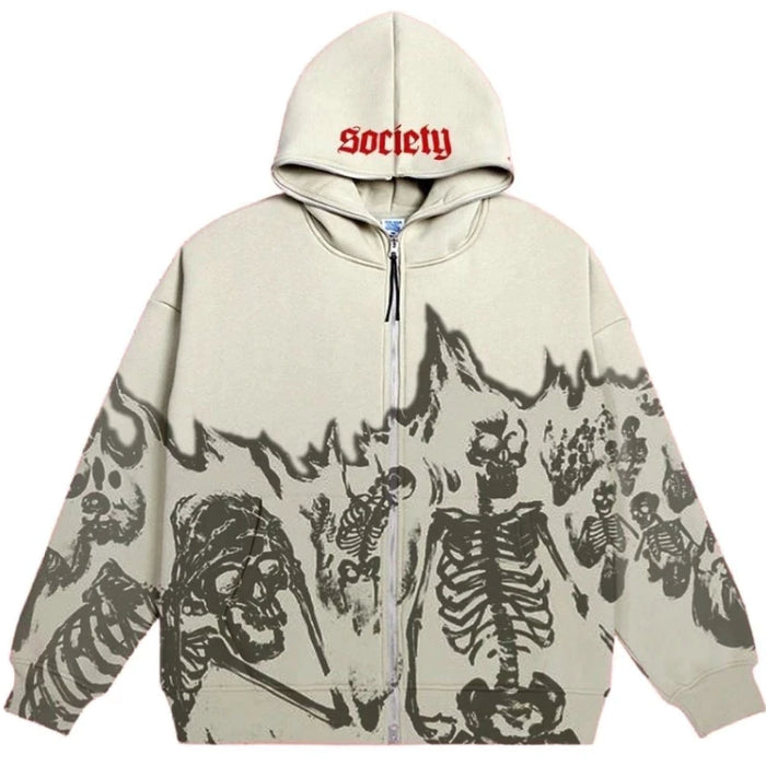 Skeleta Retro Hoodie