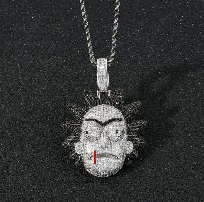 Character Rick Head Pendant