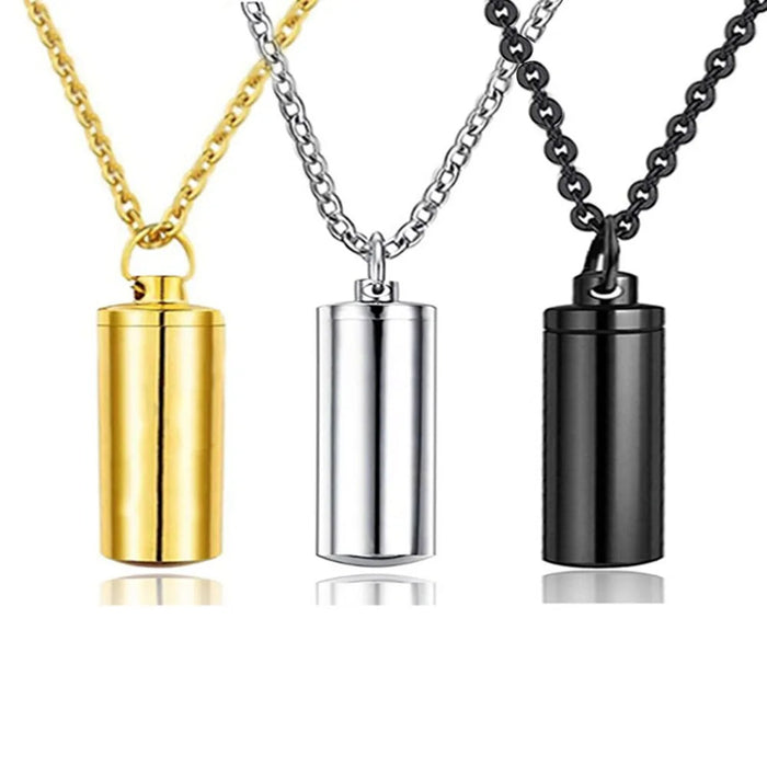 Memorial Cylinder Necklace