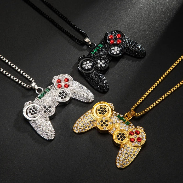 GAME CONTROLLER PENDANT NECKLACE