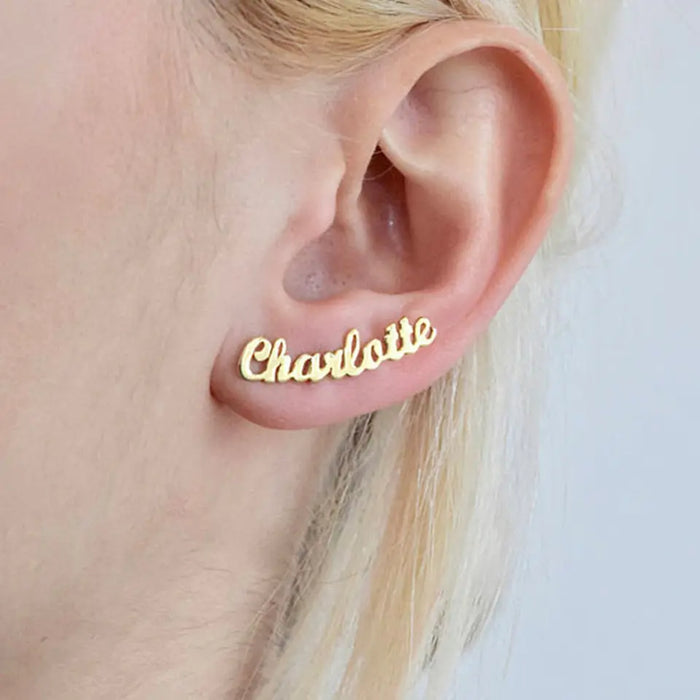 CUSTOM NAME KID'S EARRINGS