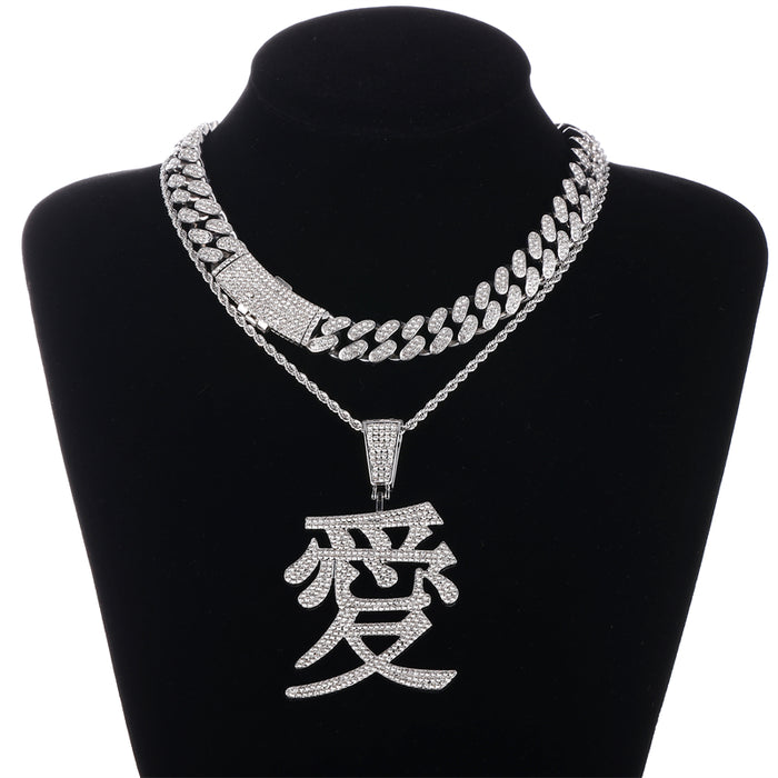 CHINESE CHARACTER "LOVE" PENDANT