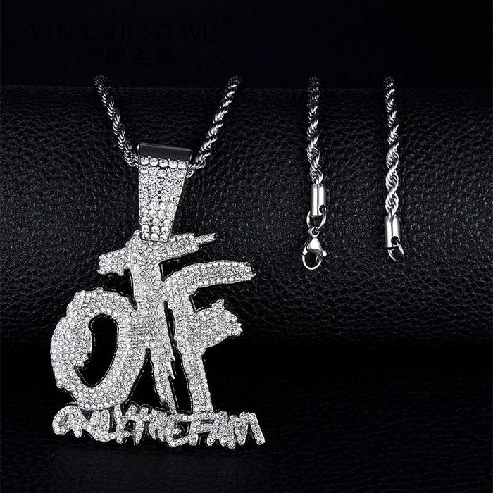 Iced "ONLY THE FAMILY" Necklace