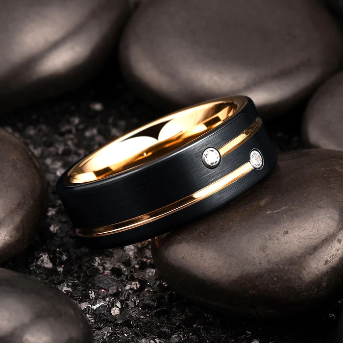 8MM TUNGSTEN RING