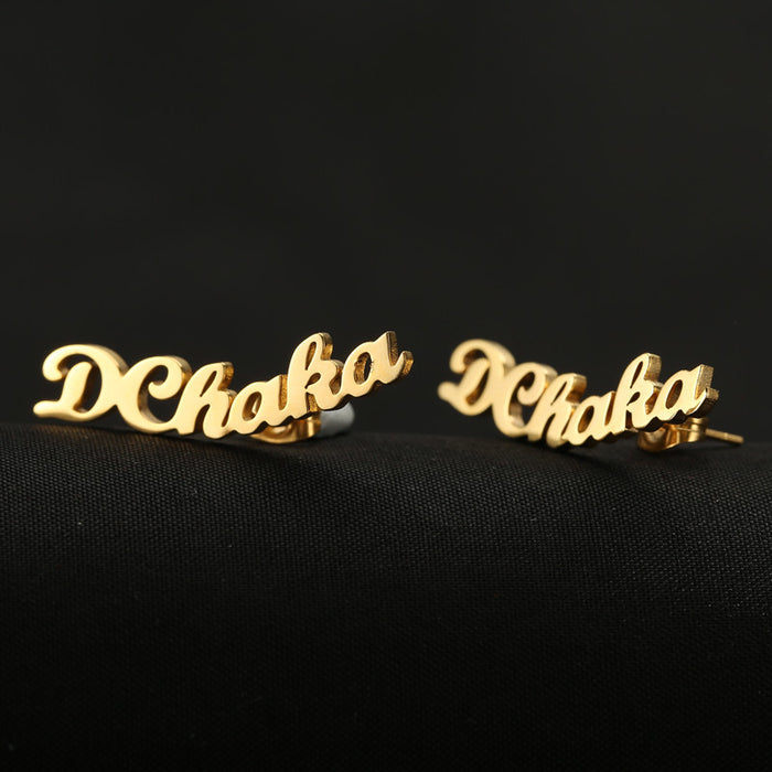 CUSTOM NAME KID'S EARRINGS