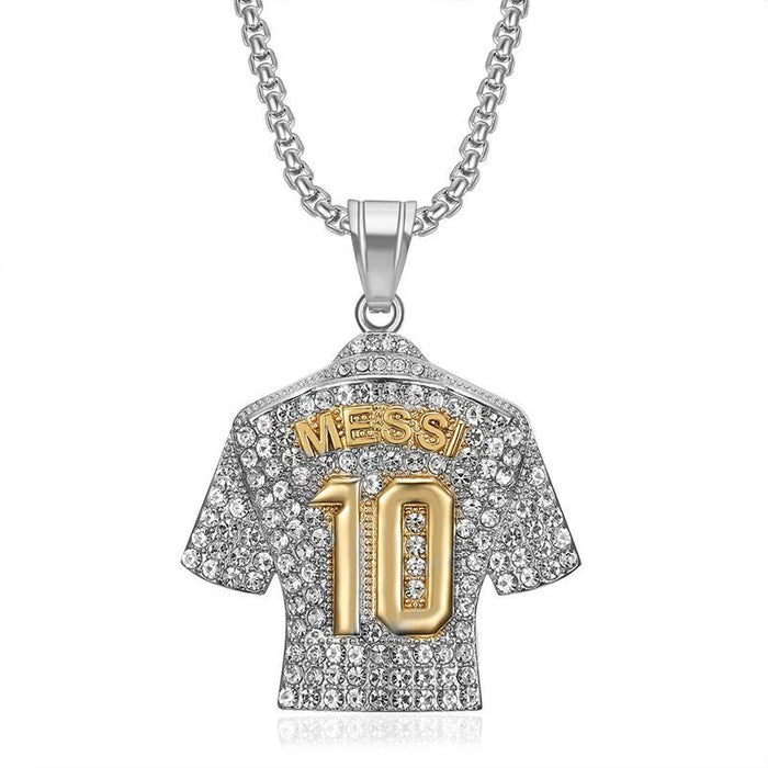 MESSI NO. 10 PENDANT NECKLACE