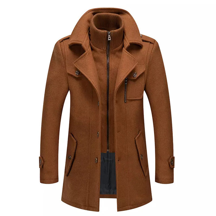 MEN'S WOOL TRENCH COAT