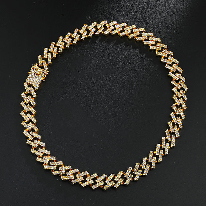 2TONE CUBAN CHAIN + FREE BRACELET BUNDLE